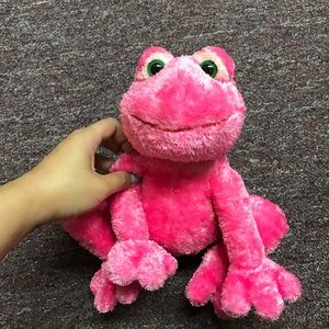 Russ stuffed animal beanbag frog Fruggy pink